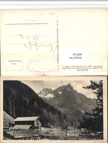 489718,Karwendel Alpengasthof in der Eng b. Scharnitz Bergkulisse