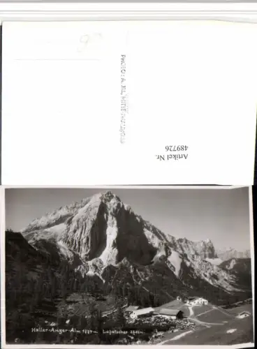 489726,Haller-Anger-Alm b. Hall m. Lafatscher Bergkulisse