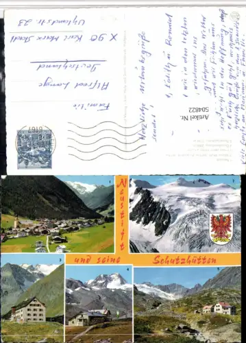 504822,Neustift Totale Wilder Pfaff Berghütten Mehrbildkarte