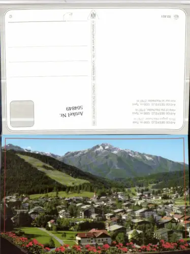 504849,Seefeld in Tirol Totale geg. Hocheder Bergkulisse