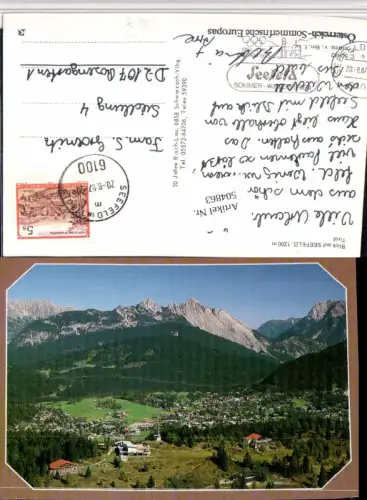 504863,Seefeld in Tirol Totale Bergkulisse