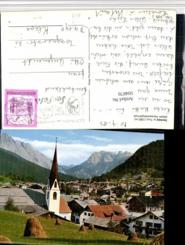 504870,Seefeld in Tirol Teilansicht geg. Karwendel Bergkulisse