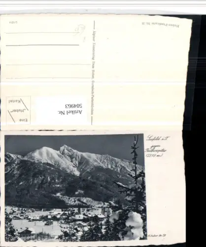 504963,Seefeld Totale geg. Reitherspitze Bergkulisse Winterbild pub H. Huber 31