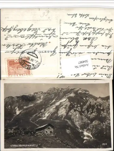 504987,Starkenburgerhütte Berghütte b. Neustift Bergkulisse