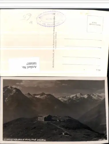 505007,Starkenburgerhütte Berghütte b. Neustift Bergkulisse