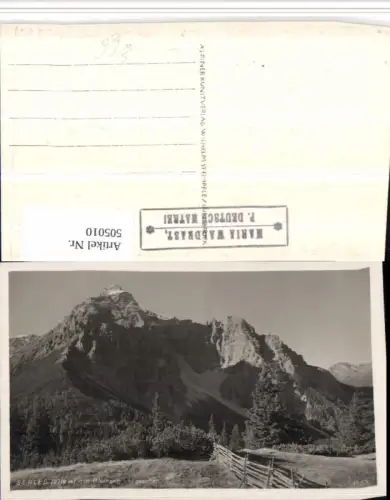 505010,Serles vom Gleinserjöchl Bergkulisse Postablage Maria Waldrast