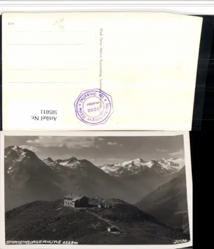 505011,Starkenburgerhütte Berghütte b. Neustift Bergkulisse