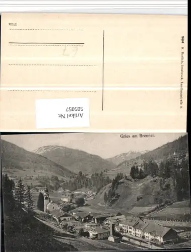 505057,Gries am Brenner Totale Bergkulisse