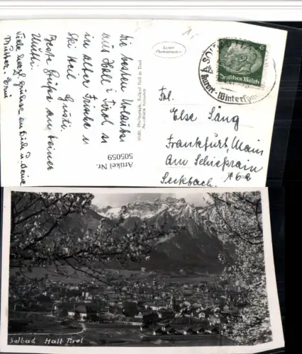 505059,Bad Hall in Tirol Totale Baumblüte Bergkulisse