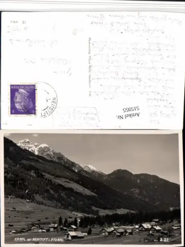515955,Kampl b. Neustift im Stubai Teilansicht Bergkulisse