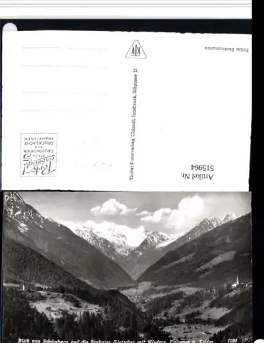 515964,Blick von Schönberg auf Mieders Fulpmes Telfes Bergkulisse