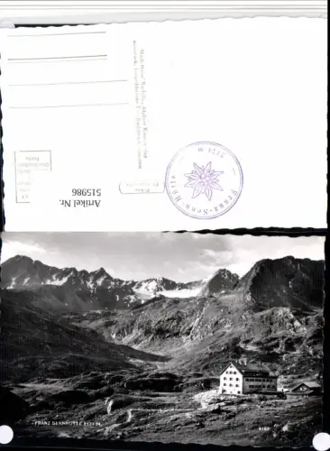 515986,Franz Sennhütte Berghütte b. Neustift Bergkulisse