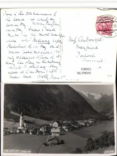 516063,Neustift im Stubaital Totale Bergkulisse