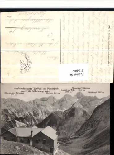 516106,Innsbruckerhütte Berghütte b. Neustift Bergkulisse
