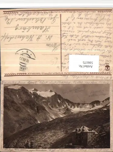 516175,Nürnberger-Hütte Berghütte b. Neustift Bergkulisse