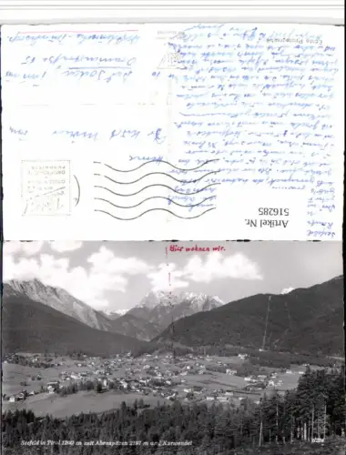 516285,Seefeld in Tirol Totale m. Ahrnspitze Bergkulisse