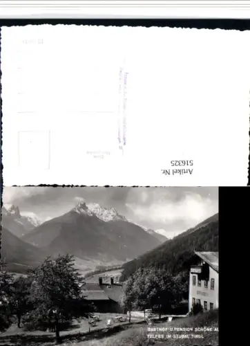 516325,Telfes im Stubai Gasthof Pension Schöne Aussicht Bergkulisse