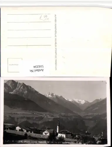 516334,Patsch Totale geg. Serles Habicht Zuckerhütl Bergkulisse