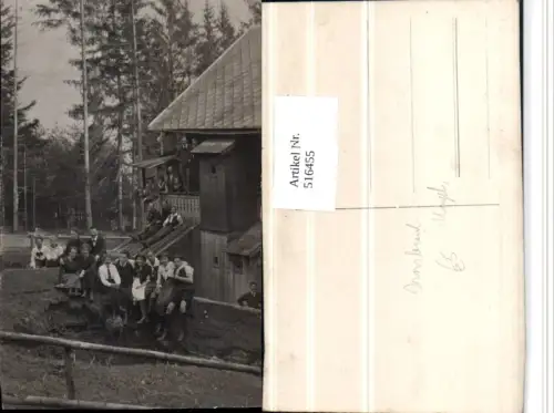 516455,Foto AK Innsbruck Umgebung Personen Hütte Wald
