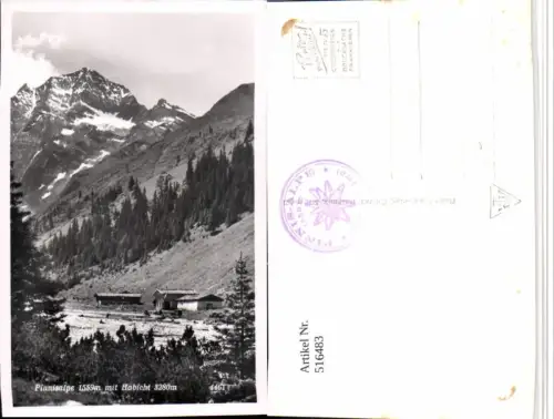 516483,Pinnisalpe b. Neustift m. Habicht Bergkulisse