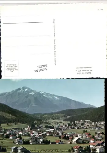 516725,Seefeld in Tirol Totale m. Hocheder Bergkulisse