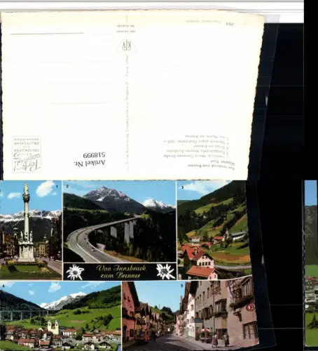 518999,Brenner Gries Steinach Matrei Europabrücke Mehrbildkarte