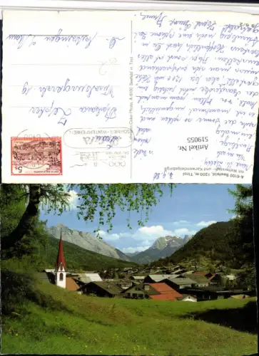 519055,Seefeld Teilansicht m. Wetterstein Bergkulisse