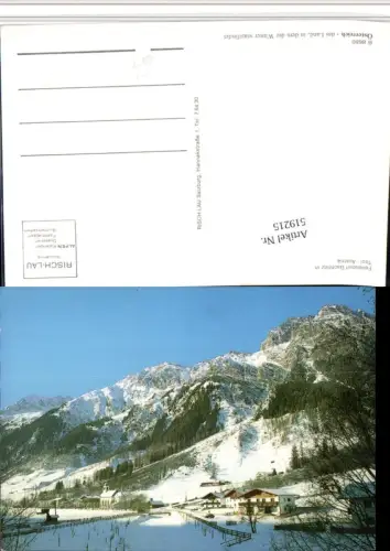 519215,Gschnitz in Tirol Totale Bergkulisse Winterbild