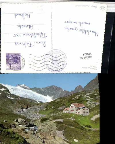 519224,Sulzenauhütte Berghütte b. Neustift Bergkulisse