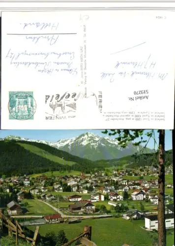519270,Seefeld in Tirol Totale geg. Hocheder Bergkulisse
