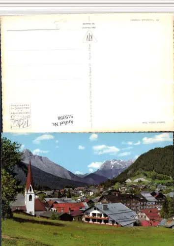 519398,Seefeld in Tirol Teilansicht Bergkulisse