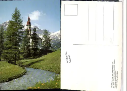 519942,Obernberg Pfarrkirche Kirche Bergkulisse