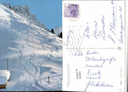 519965,Skigebiet Elferhütte b. Neustift Bergkulisse Winterbild