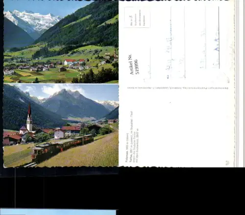 519996,Fulpmes Telfes Totale Stubaitalbahn Eisenbahn Mehrbildkarte