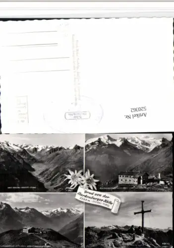 520362,Starkenburger Hütte Berghütte b. Neustift Gipfelkreuz Bergkulisse