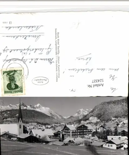 524327,Seefeld in Tirol Teilansicht Bergkulisse Winterbild