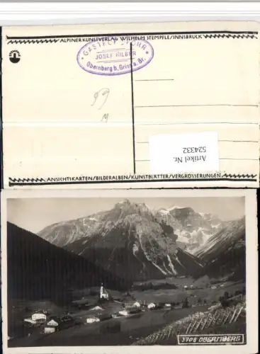 524332,Obernberg am Brenner Totale Bergkulisse