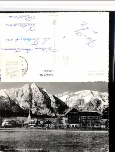 524336,Seefeld in Tirol Teilansicht m. Wetterstein Bergkulisse