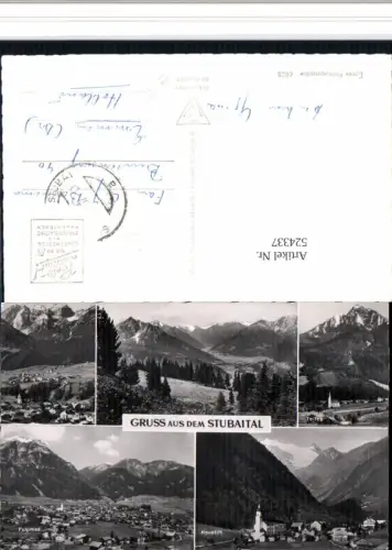 524337,Stubaital Fulpmes Neustift Telfes Mieders Totale Mehrbildkarte