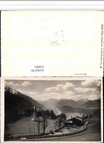 524402,Mösern b. Seefeld Kirche Bergkulisse pub Adolf Künz 28