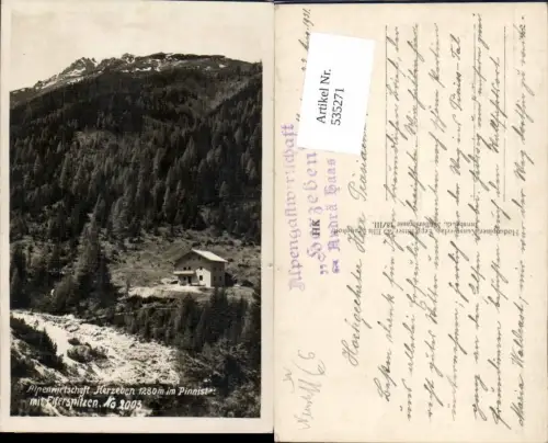 535271,Foto-AK Herzeben Pinnistal Neustift Mieders Stubai