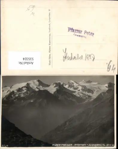 535324,Wilder Freiger Zuckerhüttl bei Neustift Fulpmes Stubai