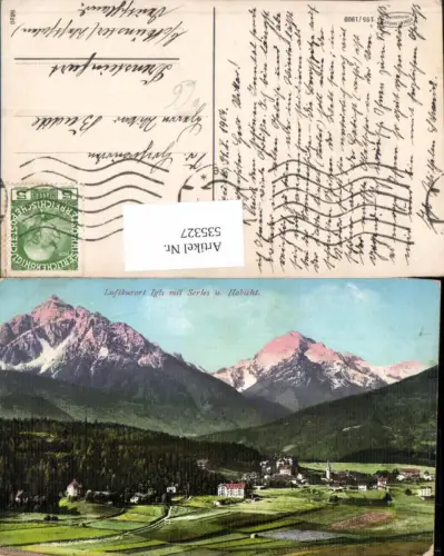 535327,Igls bei Innsbruck m. Serles und Habicht