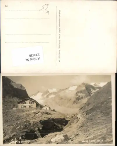 539436,Foto-AK Franz Senn Hütte b. Neustift im Stubai