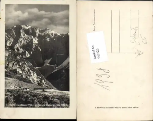 543723,Karwendelhaus Ödkarspitze b. Scharnitz