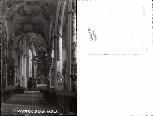 544071,tolle Foto-AK Hall in Tirol Kirche pub Stockhammer