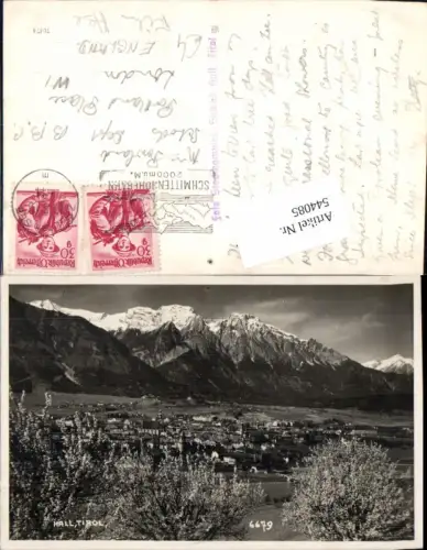 544085,tolle Foto-AK Hall in Tirol pub Stockhammer 6679