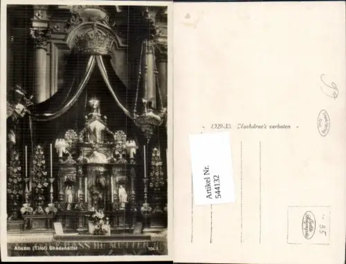 544132,tolle Foto-AK Absam bei Hall in Tirol Gnadenaltar