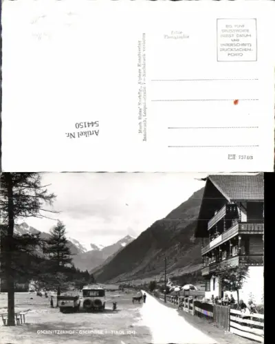 544150,Gschnitz in Tirol Gschnitzerhof Postbus Autobus Bus Kennz. BP863