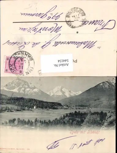544154,Igels Igls bei Innsbruck Habicht um 1900 pub Würthle 751